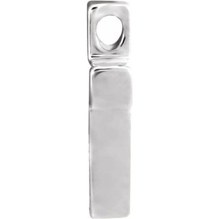 14K White Petite Cross Slide Pendant