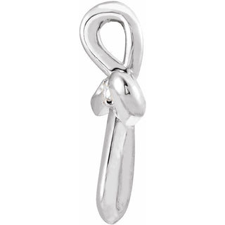 Platinum .015 CTW Natural Diamond Cross Pendant
