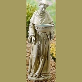 20" St. Francis Solar Birdbath