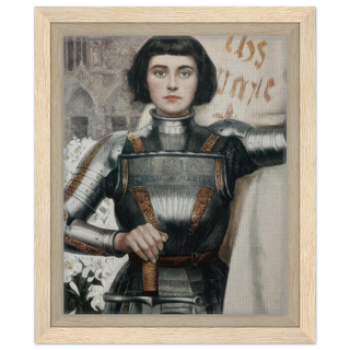 St. Joan of Arc by Albert Lynch Framed Canvas - view 8