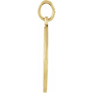 14K Yellow 12 mm Round St. Luke Medal