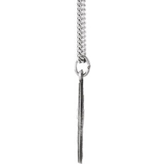Sterling Silver 18.25 Round Matka Boska Medal 18" Necklace  