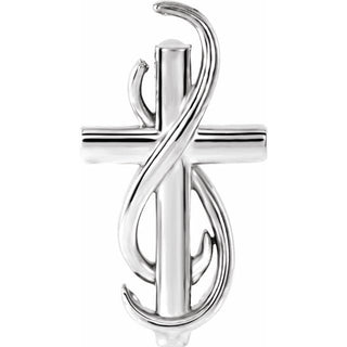 Platinum Cross Pendant