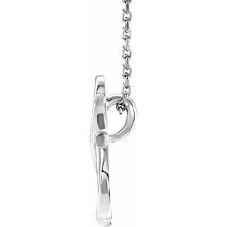 Sterling Silver Cross 16-18" Necklace  