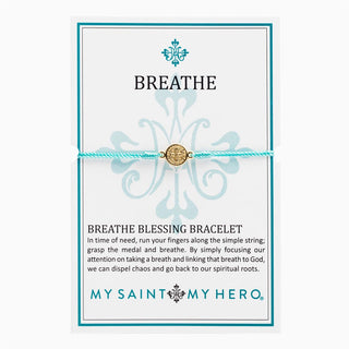 Blessing Bracelets Breathe Mint - Gold Metal
