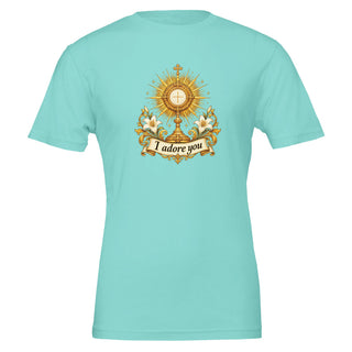 'I Adore You' Gold Monstrance T-Shirt - view 2