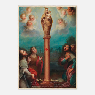 Our Lady Appearing to St. James Framed Print - view 24