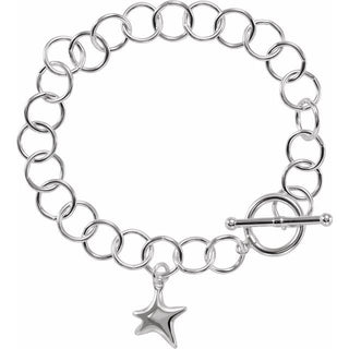 9.5 mm Star Charm Bracelet 