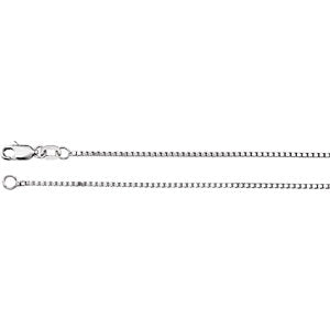 24-inch Box Chain with Lobster Clasp - Sterling Silver