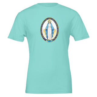 Miraculous Medal Blue and White T-Shirt - view 2