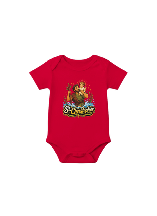 St. Christopher and Baby Jesus Baby Onesie - view 3
