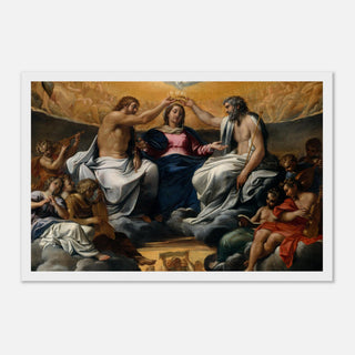 Baroque Coronation of the Virgin Framed Print - view 3