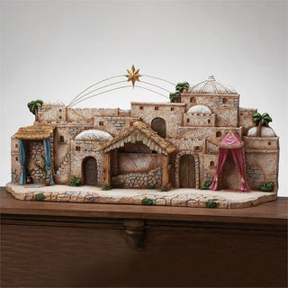 41-Inch Bethlehem Town Display For 5-Inch Scale Nativity Figures
