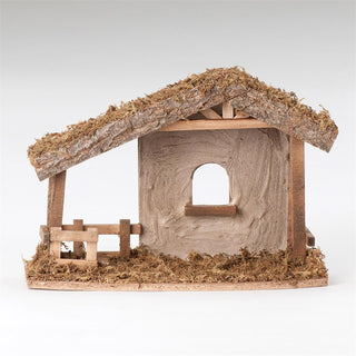 10.5-Inch Stucco Stable For 5-Inch Scale Nativity Figures
