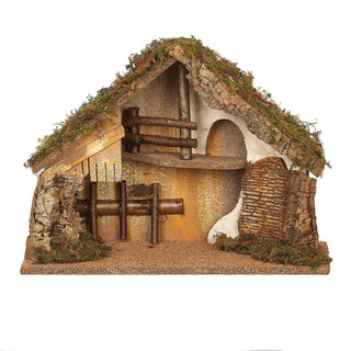 19.75-Inch Italian Stable For 7.5-Inch Scale Nativity Figure