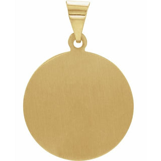 14K Yellow Infant of Prague Medal   