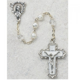 6MM Pearl Rosary - SALE