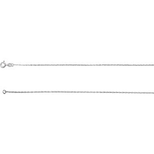 20-inch Rope Chain with Spring Ring - Sterling Silver