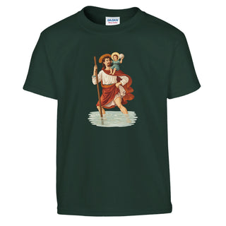 St. Christopher and Child Kids T-Shirt - view 2