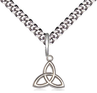 Sterling Silver Trinity Irish Knot Medal Religious and Catholic Jewelry