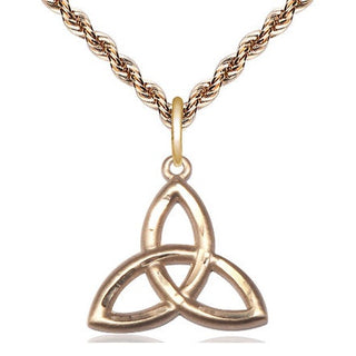 14kt Gold Trinity Irish Knot Medal