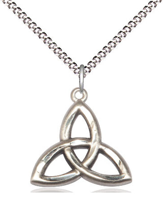 Sterling Silver Trinity Irish Knot Medal Religious Jewelry