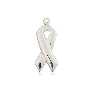 Sterling Silver Cancer Awareness Medal
