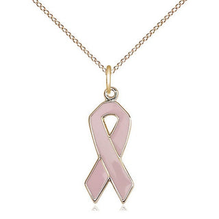 14kt Gold Filled Cancer Awareness Medal Religious Jewelry