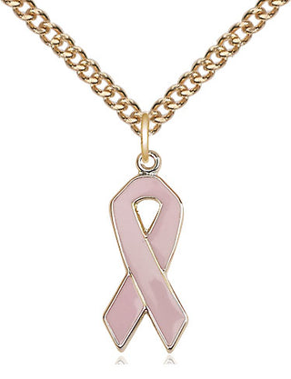 14kt Gold Cancer Awareness Medal