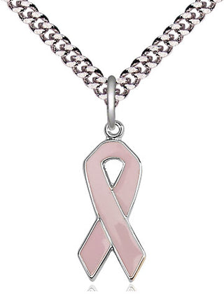 Pewter Cancer Awareness Medal Religious Jewelry