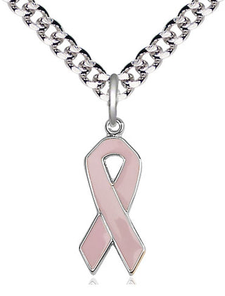 Pewter Cancer Awareness Medal Religious Jewelry