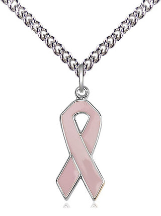 Sterling Silver Cancer Awareness Medal Religious Jewelry