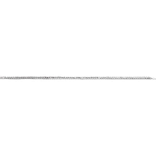 14K White 3 9/10 CTW Natural Diamond Line 7 1/4" Bracelet