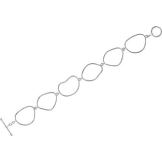 Sterling Silver Open Silhouette 7 3/4" Bracelet