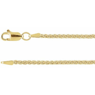 7 Inch Wheat Bracelet With Lobster Clasp Sterling Silver Ch971 101 P