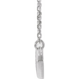 Platinum Evil Eye 18" Necklace   