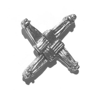 Bulk Silver Saint Brigid's Cross Lapel Pin