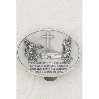 3-pack - St. Michael and St. Christopher- Visor Clip