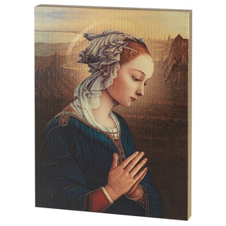 Lippi Madonna Large Gold Embssd Plaque