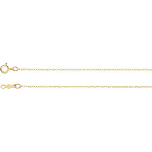 24-inch .75MM Rope Chain with Spring Ring - 14K Yellow Gold  1/21/21