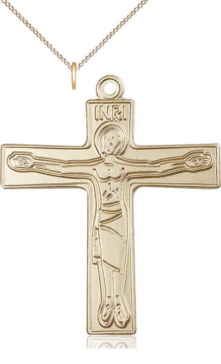 14kt Gold Filled Cursillio Cross Medal Catholic Jewelry
