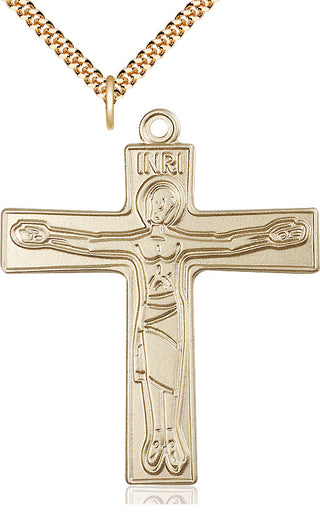 14kt Gold Filled Cursillio Cross Medal Catholic Jewelry