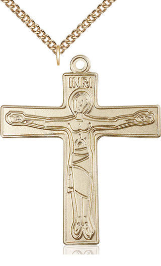 14kt Gold Filled Cursillio Cross Medal Catholic Jewelry