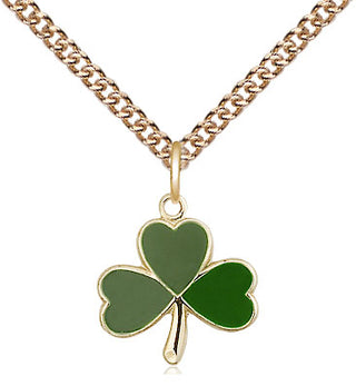 14kt Gold Shamrock Medal