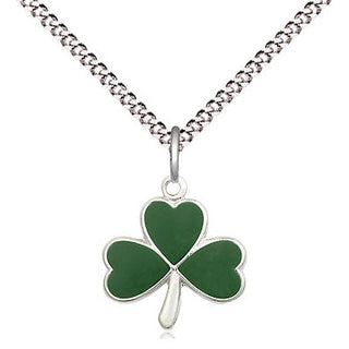 Sterling Silver Shamrock Pendant