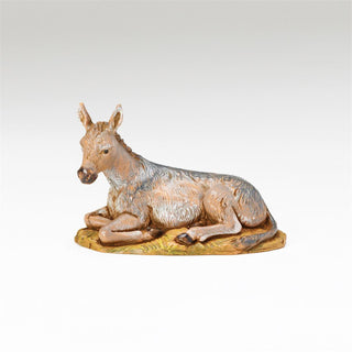 7.5-Inch Scale Seated Donkey Nativity Figure