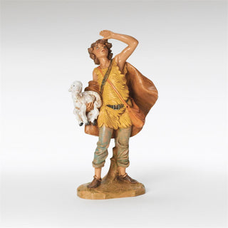 7.5-Inch Scale Micah, Shepherd Viewing - Nativity Figure