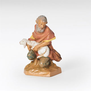 7.5-Inch Scale Jeremiah, Shepherd Kneeling - Nativity Figure