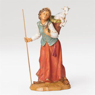 12-Inch Scale Miriam, Shepherdess Nativity Figure