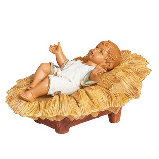 27-Inch Scale Infant With Manger Nativity Figure